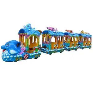 Kids Shopping Mall Center Business Tourist Attraction Elephant Kiddie Electric Trackless Train For Sale