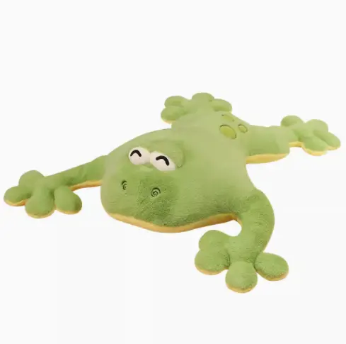 2024 vendita calda disegni popolari Bull Frog peluche giocattoli di peluche di peluche per bambini su misura giocattoli di peluche