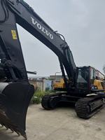 Excavatrice hydraulique lourde Volvo EC480 d'occasion, système hydraulique d'origine stable, grande machine de terrassement