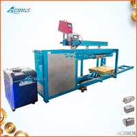 Machine de soudage TIG / laser à couture droite pour tuyaux de réservoirs en acier, à poutre cantilever robuste, à serrage pneumatique de précision ZF-1500mm