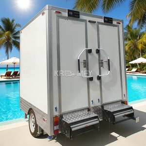 Douches portables 2025, toilettes mobiles de luxe, remorque VIP, toilettes pour hôtel ou maison, camion toilettes - Product Image 1