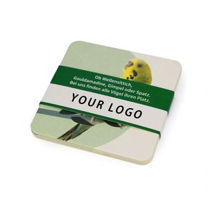 Sous-verres ronds blancs vierges épais pour sublimation, absorbants, personnalisables, promotionnels, vente en gros - Product Image 5