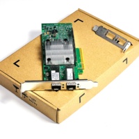 Broadcom BCM57810 basado en PCI-E 2 puertos Tarjeta de red de fibra 10GB óptico Dual Port Ethernet Card SFP + BCM57810 Tarjeta de red