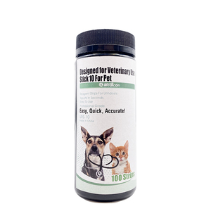 Bandelettes d'<span class=keywords><strong>urine</strong></span> faciles à utiliser pour animaux de compagnie Bandelettes de test d'<span class=keywords><strong>urine</strong></span> Kit de test UTI, test de diabète pour animaux de compagnie diabétiques, bandelettes de réactif pour analyse d'<span class=keywords><strong>urine</strong></span> - Product Image 1