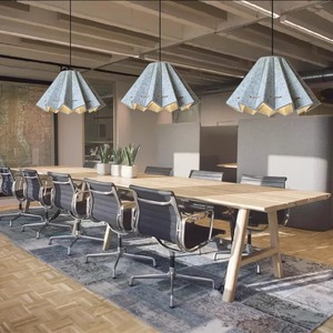 Moderne Pendentif Chambre Personnalité Art Nordique Restaurant Amp Linéaire Pendentif Lampe Led Décor Lustres Abat-Jour Feutre Lampe - Product Image 5