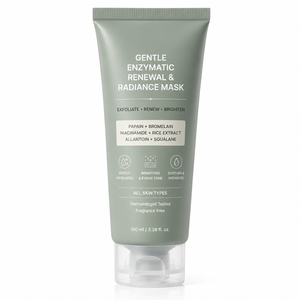 Crème <span class=keywords><strong>Masque</strong></span> <span class=keywords><strong>Visage</strong></span> Éclat Doux <span class=keywords><strong>Hydratant</strong></span> Éclaircissant Adoucissant aux Herbes, Niacinamide et Extrait de Riz pour une Renouvellement Enzymatique - Product Image 1