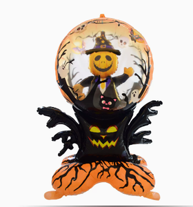 Globos de Helio Gigantes con Base 4D para Halloween, Diseño de Calabaza, Esqueleto, Fantasma, Gato, Bruja y Murciélago, para Decoración de Fiestas, Venta al por Mayor - Product Image 6
