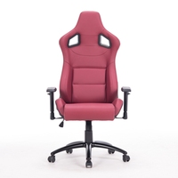 Chaise de jeu rose Silla Gamer, vente en gros directe d'usine, réglable en hauteur, pivotante, rose