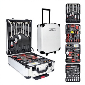 Juego de Herramientas de Ferretería Combinadas en Caja de Aluminio y Hierro Ratchet Six Hundred Eight, para Reparación de Automóviles y Uso Doméstico, en Estuche de Almacenamiento - Product Image 1