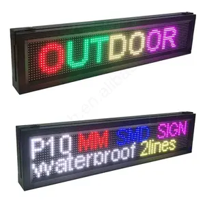 Placa de publicidade LED P10 para exterior RGB LED display RGB à prova d'água para exterior com melhor preço do fabricante