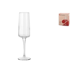 Flûtes à champagne en verre transparent emblématiques de 19 cl, lot de 6 - Product Image 1