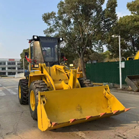 Chargeur komatsu WA100 Mini chargeuses frontales Marque de construction Japon Pelle d'occasion à prix réduit Chargeuse sur pneus 4X4 d'occasion