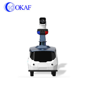 Op Afstand Bedienen Gezichtsherkenning Intelligente Inspectie Ai Security Autonome Patrouille Robot - Product Image 2