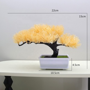 Hoa Nhân Tạo Chậu Cây Đồ Trang Trí Cây Lớn Chào Đón Thông Nhựa Bonsai Nhân Tạo Thông Trong Nhà Màu Xanh Lá Cây Nhà Máy Trang Trí - Product Image 5