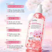 Gel Douche Parfumé Série Florale à la Niacinamide, Extraits Riches de Pétales de Fleurs Naturelles, Parfum Longue Durée, Nettoie la Peau
