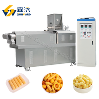 Extrudeuse à double vis Croustilles de maïs Fabrication d'aliments Machine à collation bouffée Corn Flakes Breakfast Cereal Snacks Extrudeuse à double vis
