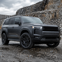 Jantes en alliage d'aluminium AL 17 pouces Flow Form, tout-terrain, 6x139.7, noir mat, pour Bronco Wrangler Raptor Land Cruiser