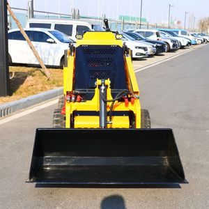 Mini Caricatore Frontale Resistente con Sistema Idraulico e Cingoli in Gomma - Product Image 2