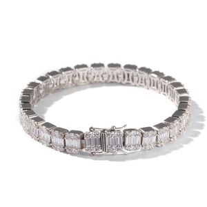 <span class=keywords><strong>Bracciali</strong></span> Tennis di Lusso con Zirconia di Alta Qualità da 8.6mm, Catene Affascinanti per <span class=keywords><strong>Uomo</strong></span> e Donna, Gioielli alla Moda Bling Iced Out - Product Image 6