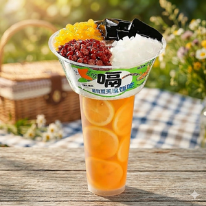 Disposable Snack <b>Drink</b> <b>Cup</b> with Straw Custom Fried Chicken Snack Bowl Hotpot <b>Cup</b> Wholesale Food Takeaway <b>Plastic</b> <b>Cup</b> with Tray - Product Image 1
