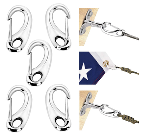 ตะขอสปริงสแตนเลสแบบเชื่อมต่อเร็ว - Product Image 3