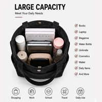 Sac fourre-tout multi-poches grande capacité pour homme, en nylon vert militaire, sac à bandoulière imperméable, organisateur de voyage