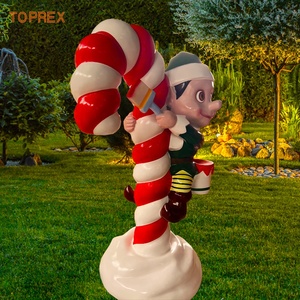 راتنج جديد مبتكر لعائلة رجل الثلج سبعة أقزام في الهواء الطلق عيد الميلاد تمثال قزم - Product Image 4