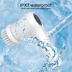 Cepillos de limpieza de depurador de energía inalámbricos eléctricos de doble velocidad a prueba de agua IPX7 para baldosas y bañeras - Product Image 4