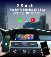 Lecteur multimédia automobile 8,8 pouces pour BMW Série 5 E60 E61 E62 E63 2005-2010 Système Linux WIFI SIM Radio de voiture Bluetooth