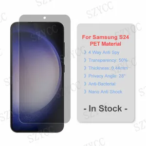 Factory Supplier Mobile Phone Anti Blue Light Matte 4 Way Privacy Film Anti Spy Screen Protector For Samsung S24 Series