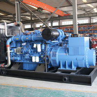 Groupe électrogène diesel Weichai 1400 kW à haut rendement, type ouvert, refroidi par eau, 1750 kVA, pour les grandes industries manufacturières