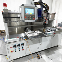 Ligne de production de filtres à air pour voitures, machine d'injection multifonctionnelle en polyuréthane pour l'assemblage de filtres PU