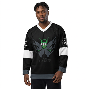 Maillots de hockey sur glace personnalisés par sublimation, 100% polyester, respirants, séchage rapide, sans minimum de commande, fabricant pakistanais direct, toutes saisons - Product Image 1