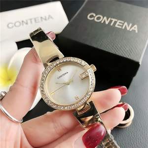 Montre élégante pour femme en alliage, bracelet en acier, couleur or rose, dernières tendances, montres de luxe pour femme - Product Image 3