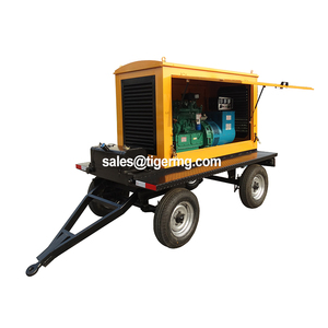 Trung Quốc di chuyển điện im lặng di động máy phát điện diesel với Trailer - Product Image 5