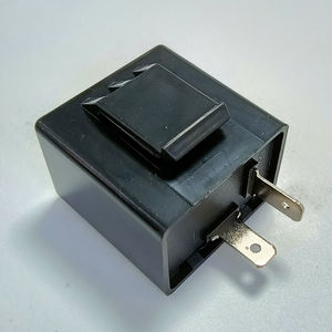 Relé de <span class=keywords><strong>Intermitentes</strong></span> <span class=keywords><strong>LED</strong></span> para Motocicleta, Resistencia Indicadora de Relé de 2 Pines para Harley, Honda, <span class=keywords><strong>Yamaha</strong></span> - Product Image 1