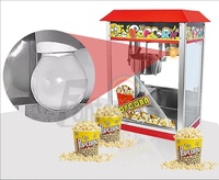 Mesin Pembuat Popcorn dan Gula Kapas Mini Bertenaga Listrik Komersial untuk Penggunaan Industri di Bioskop dan Toko Roti