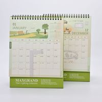 Calendario Empresarial 2025, Diseño Creativo Artístico, Impresión Digital en Relieve, Personalizado para Empresas, Pequeñas Cantidades, Papel, Próximamente Disponible en China
