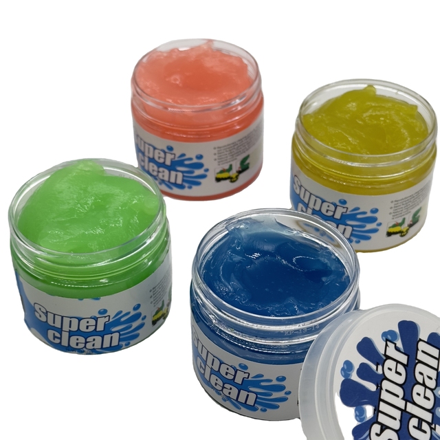 Customize Logo 4 Pack Keyboard Cleaner Dust Cleaning Gel Keyboard Cleaning Kit  Universal Car Cleaning Gel for Car Dash