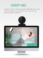 Kamera USB Komputer PTZ Auto Focus 1080P Webcam 3X Optical Zoom PTZ IP Camera Ptz Camera untuk Live Streaming
