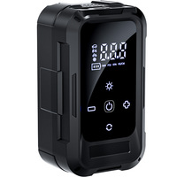 Compresseur d'air électrique sans fil pour pneus de voiture, rechargeable, avec écran numérique, batterie 3900 mAh, double alimentation, en plastique, 140 PSI, 20 L/min