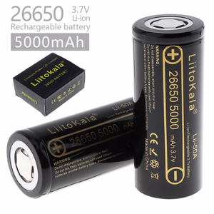 ราคาโรงงาน แบตเตอรี่แท้ <span class=keywords><strong>Liitokala</strong></span> <span class=keywords><strong>Lii</strong></span>-50A 26650 5000mah แบตเตอรี่ลิเธียมไอออน 3.7v ชาร์จได้ สำหรับไฟฉาย - Product Image 2