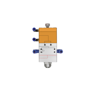 Válvulas Dispensadoras Neumáticas de Doble Cilindro y Boca Redonda de Alta Calidad, Boquilla Dispensadora de Pegamento con Retorno por Succión - Product Image 4