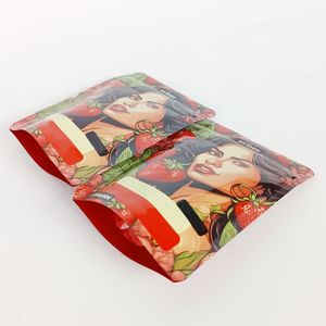 Custom Printed Food Grade Candy <b>Zip</b> Lock Standing <b>Pouch</b> Packaging Gram Mylar Bags with Holographic Effect - Product Image 4