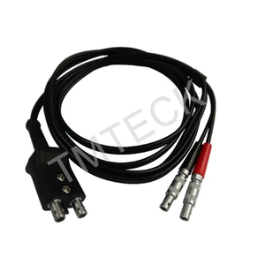 Ultraschall-Fehlerdetektor DA233 Ultraschall-Doppelkabel 1,5m Länge LEMOs 00 Stecker auf LEMOs 00 - Product Image 2