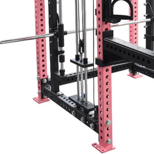 Jeu complet d'équipement d'entraînement commercial Smith Machine à domicile de gymnastique personnalisée Portique multifonctionnel Supports à squat - Product Image 4