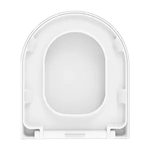 Sunten SU024 Hochwertige UF-Toilettensitze europäischer Standard D-Form weiche enge mentalle Scharniere schwerlast weiche enge Metallscharniere
