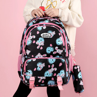 Trousse à crayons multifonctionnelle ultralégère Twinkle Factory en gros, motif dessin animé, et ensemble de sacs d'école pour adolescents