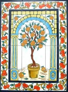 Murales de Azulejos Personalizados Hechos a Mano, 1210 mm x 1510 mm, Azulejos de Arte, Cerámica Hecha a Mano, Arte Cerámico, Mosaico para Hoteles, Jardines Exteriores, Arte <span class=keywords><strong>Mural</strong></span> - Product Image 6