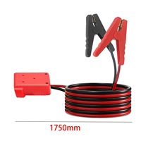 1,75 m Flaches, mehradriges Autobatterie-Überbrückungskabel, silikonisoliertes Starthilfekabel, Notstromanschlusskabel für Autos